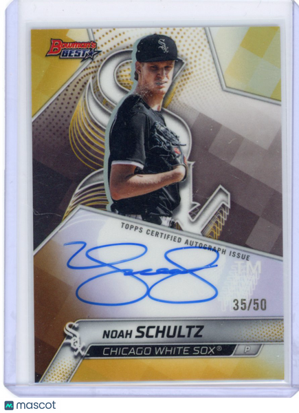 Noah Schultz - 2025 Bowman's Best Gold Auto /50