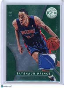 Tayshaun Prince - 2012-13 Panini Totally Certified Green Patch 1/5