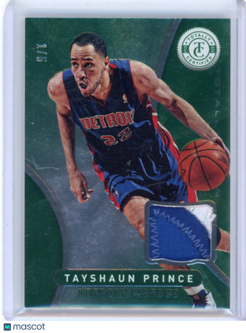 Tayshaun Prince - 2012-13 Panini Totally Certified Green Patch 1/5