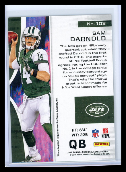 Sam Darnold - 2018 Panini Rookies & Stars RC 10/10
