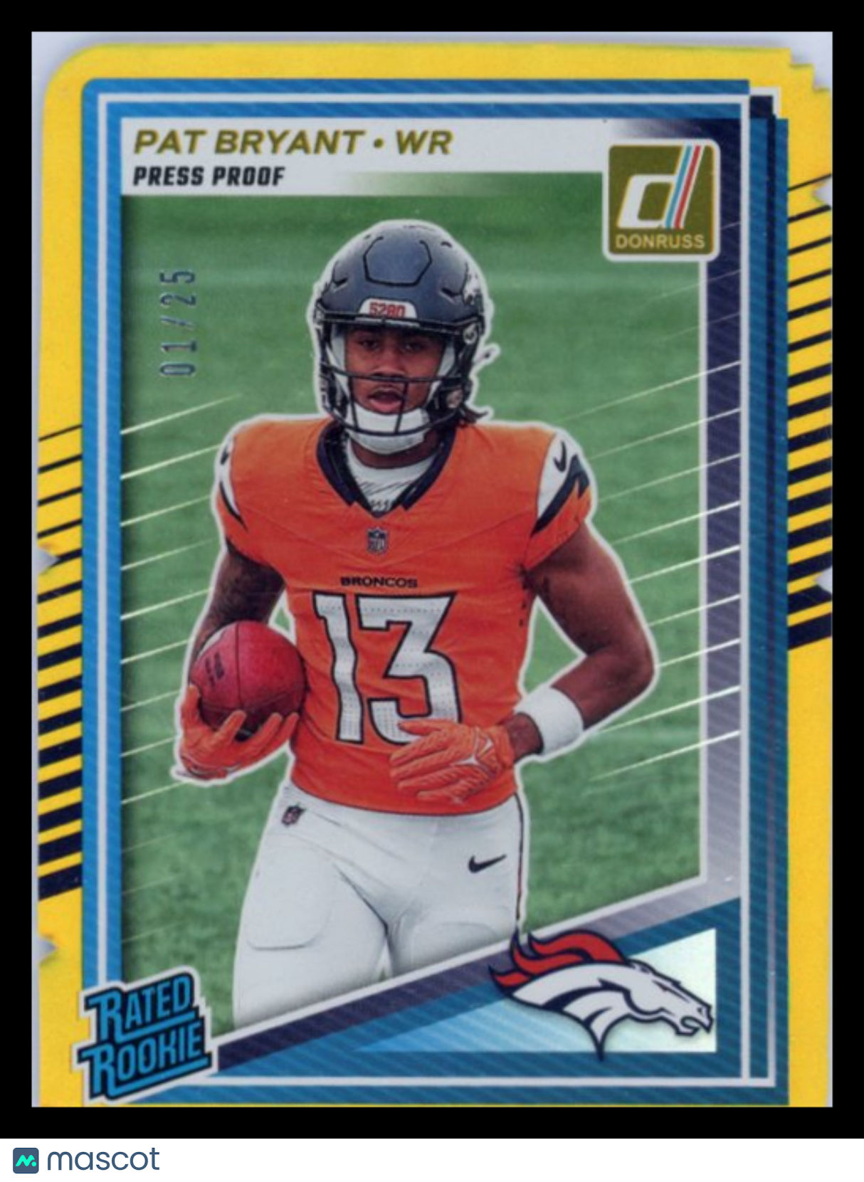 Pat Bryant - 2025 Donruss Press Proof Die CutRated Rookie Panini 01/25
