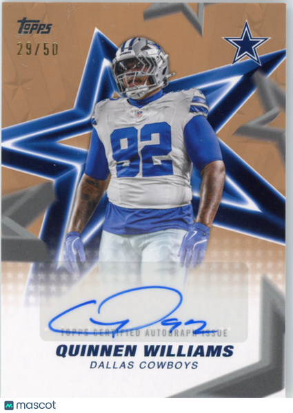 Quinnen Williams - 2026 Topps Gold NFL Stars Auto /50