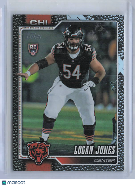 Logan Jones - 2026 Topps Football Black Pigskin /10 Rookie