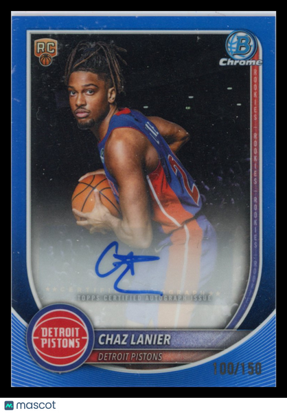 Chaz Lanier - 2025 Bowman Chrome Blue Auto 100/150 RC