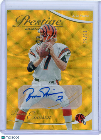 Boomer Esiason - 2023 Panini Prestige Xtra Points Gold Autograph 15/50