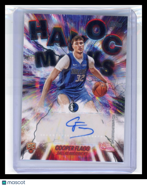 Cooper Flagg - 2025 Topps Flagship Havoc Marks Rookie Auto