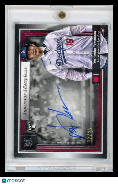 Yoshinobu Yamamoto - 2024 Topps Museum Collection Superstar Showpieces RC 17/25
