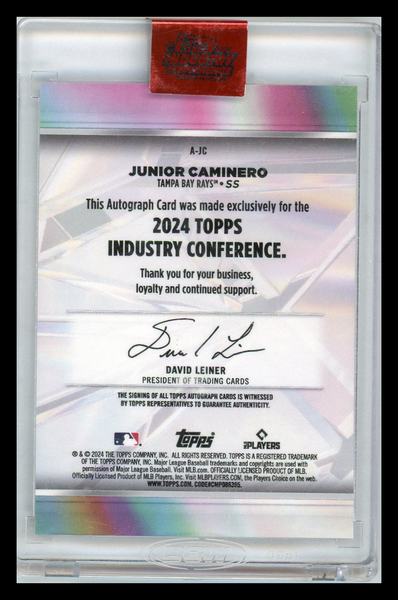 Junior Caminero - 2024 Topps Industry Conference RC 17/25
