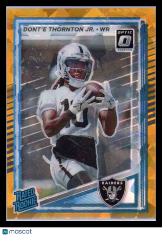 Dont'e Thornton Jr. - 2025 Donruss Optic Prizm Rated Rookie Gold 02/10