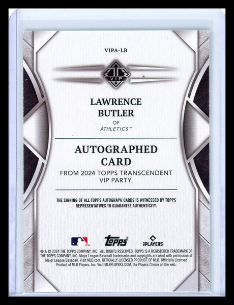 Lawrence Butler - 2024 Topps Transcendent VIP RC 11/15