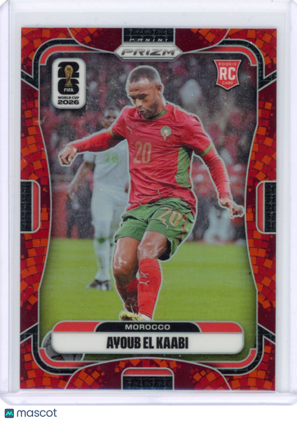Ayoub el Kaabi - 2026 Prizm World Cup Rookie /86