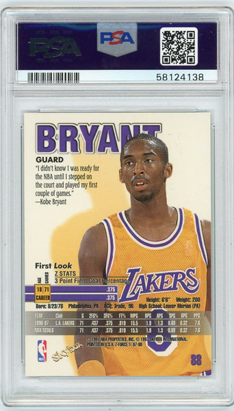 Kobe Bryant - 1997 Skybox Z-Force PSA 5 #88