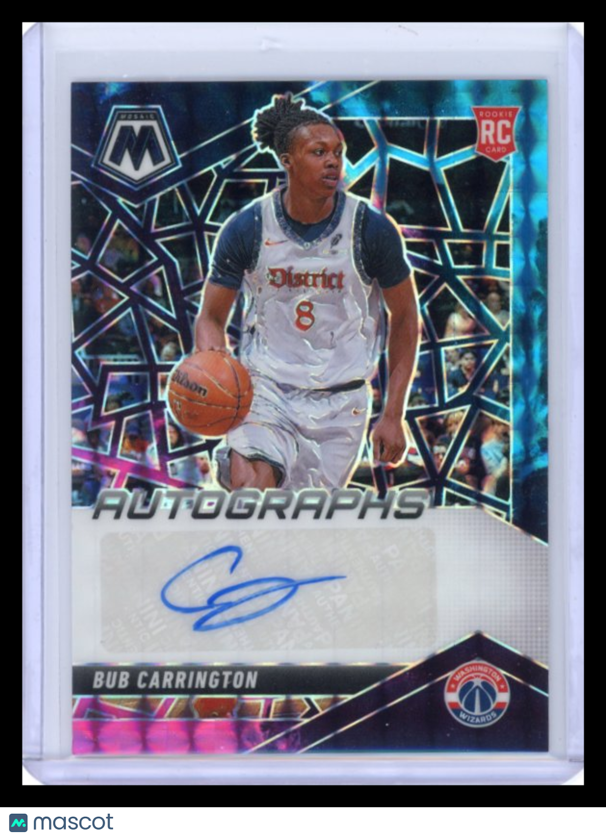 Bub Carrington - 2024-25 Panini Mosaic 2025 RC Nebula Auto 1/1