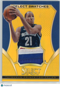 Tayshaun Prince - 2013-14 Panini Select Prizm 2014 03/10 Gold Patch