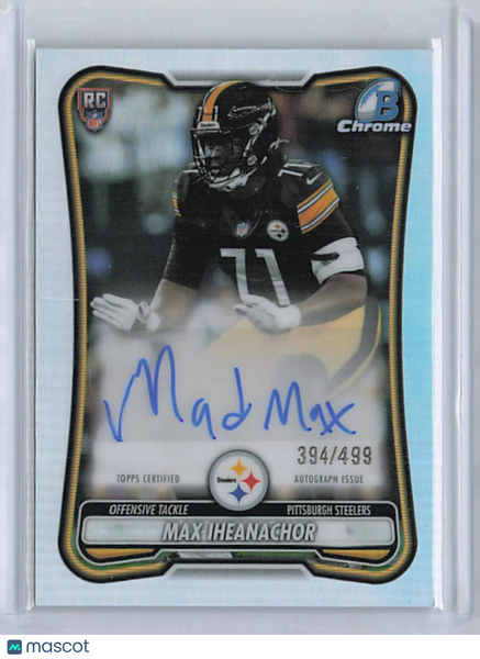 Max Iheanachor - 2026 Bowman Chrome Refractor Auto /499