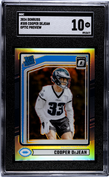 Cooper Dejean - 2024 Donruss #305 SGC 10