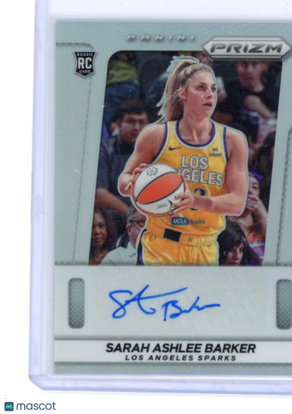 Sarah Ashlee Barker - 2025 Panini Prizm WNBA Silver Throwback Auto