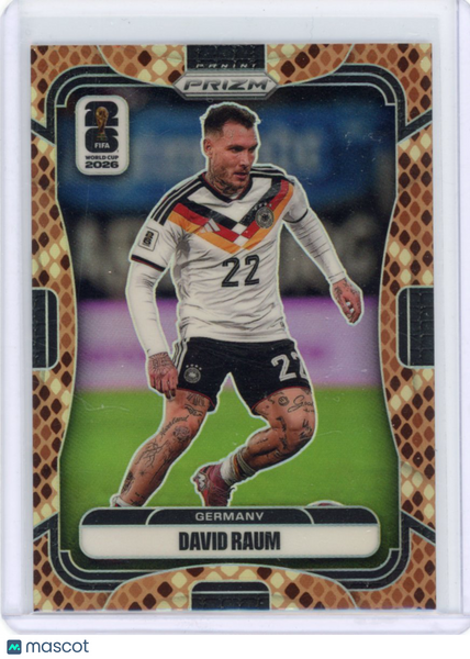 David Raum 2026 Prizm World Cup King Snake