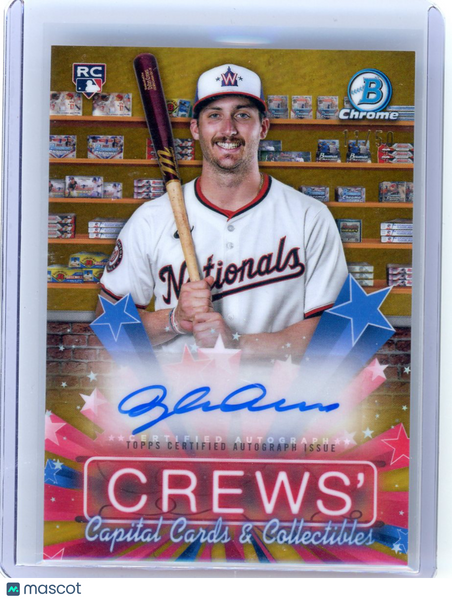 DYLAN CREWS - 2025 Bowman Chrome Hobby Stars Gold Rookie Auto /50