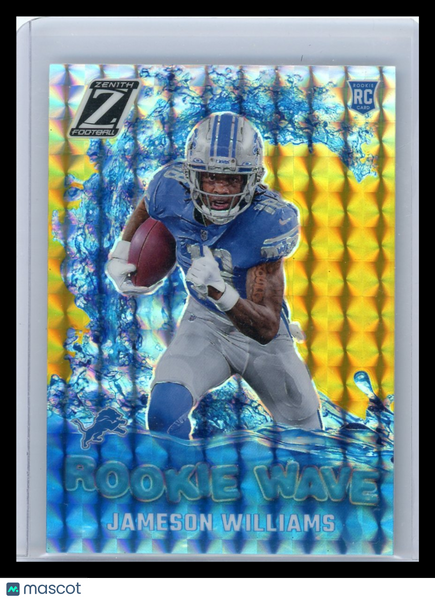 Jameson Williams - 2022 Panini Zenith Rookie Wave Prizm RC 02/10