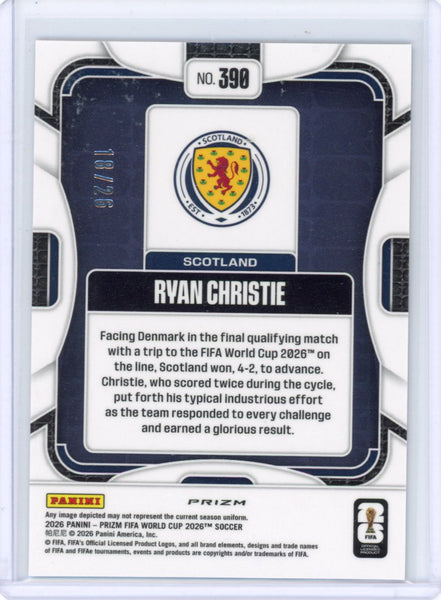 Ryan Christie 2026 Prizm World Cup Multi Color /26