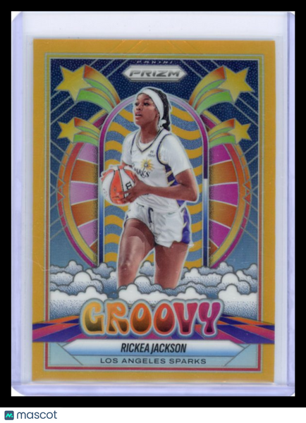 Rickea Jackson - 2025 Panini Prizm Groovy Gold 02/10