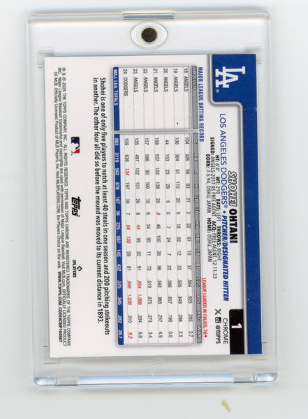 Shohei Ohtani - 2025 Topps Chrome Light Board