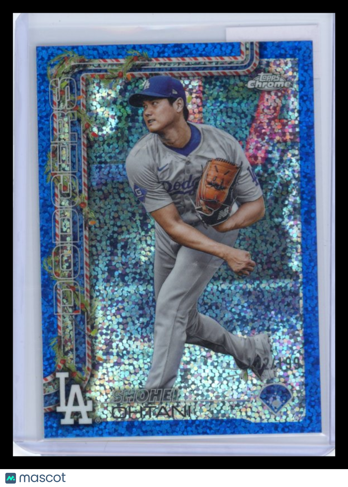 Shohei Ohtani - 2025 Topps Chrome Blue Mini Diamond Holiday Chrome  /199