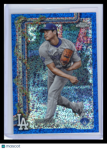 Shohei Ohtani - 2025 Topps Chrome Blue Mini Diamond Holiday Chrome  /199