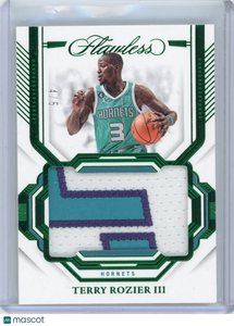 Terry Rozier - 2022-23 Panini Flawless Basketball Green Patch 4/5 PAT-TRZ