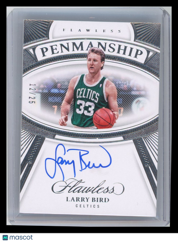 Larry Bird - 2023-24 Panini Flawless Penmanship 2024 12/25