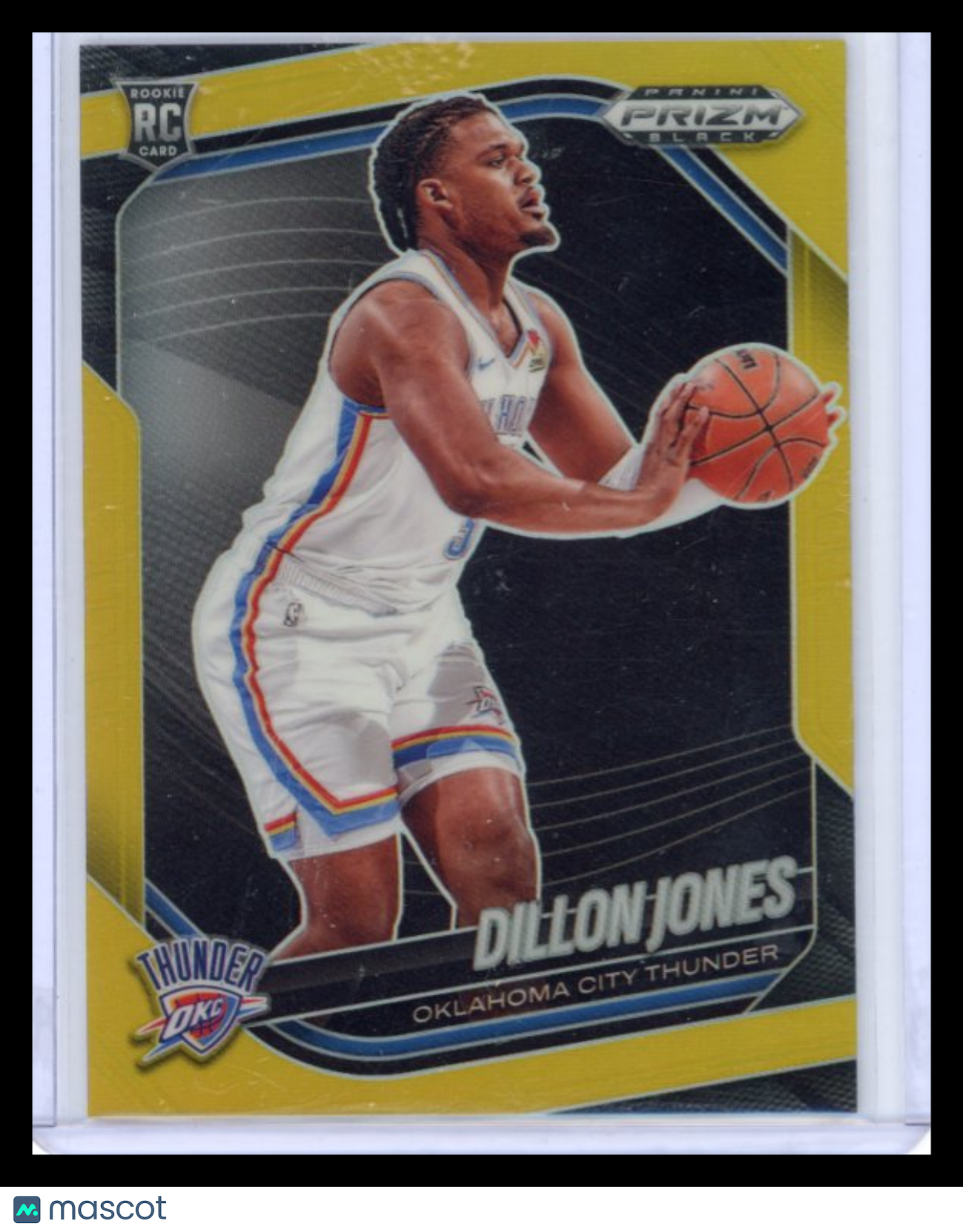 Dillon Jones - 2024-25 Panini Prizm BLACK Basketball 2025 Gold 06/10 ROOKIE