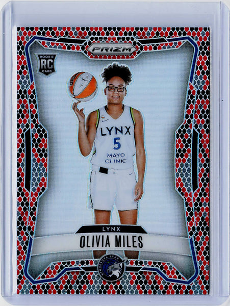 Olivia Miles - 2025 Panini WNBA Prizm Snakeskin No. 145