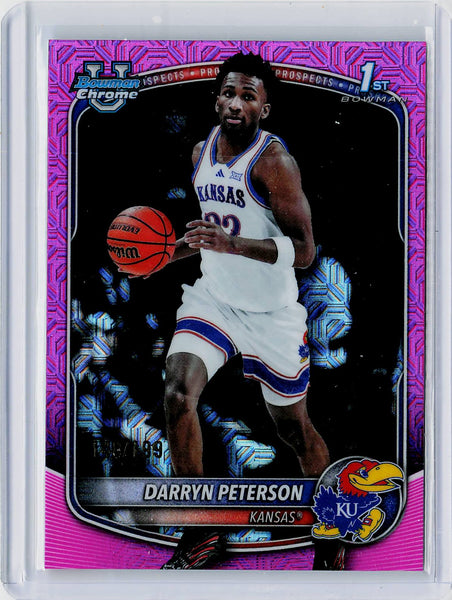 Darryn Peterson - 2025-26 Bowman Pink Mojo #BCP-2 /199