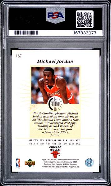 Michael Jordan - 1995 Upper Deck #137 PSA 10
