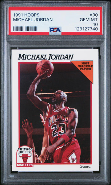 Michael Jordan - 1991 Hoops #30 PSA 10
