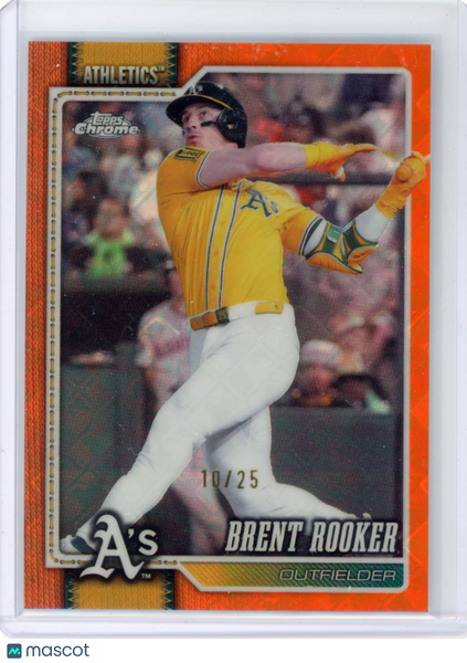 Brent Rooker - 2026 Topps Chrome Logofractor Orange Refractor /25