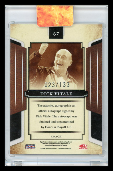 Dick Vitale - 2008 Donruss Playoff Sports Legends 023/133