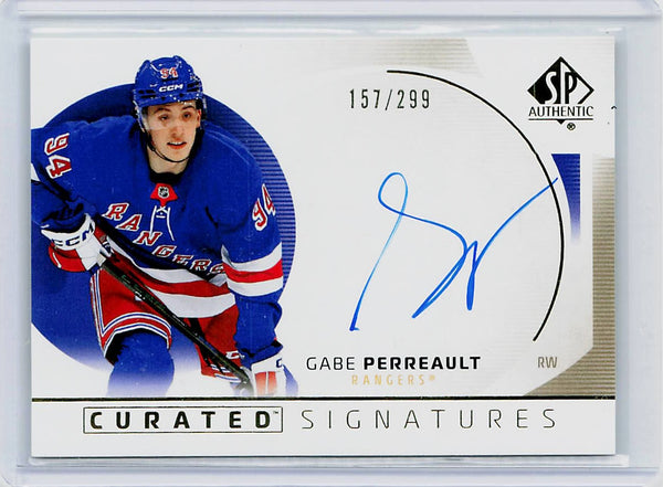 Gabe Perreault - 2025-26 SP Authentic #SPC-GP Curated Signatures #/299