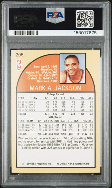 Mark Jackson - 1990 Hoops #205 PSA 10