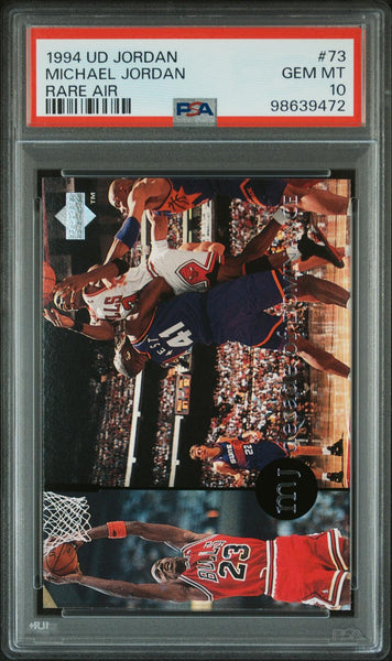 Michael Jordan - 1994 Upper Deck Mj Rare Air #73 Rare Air PSA 10