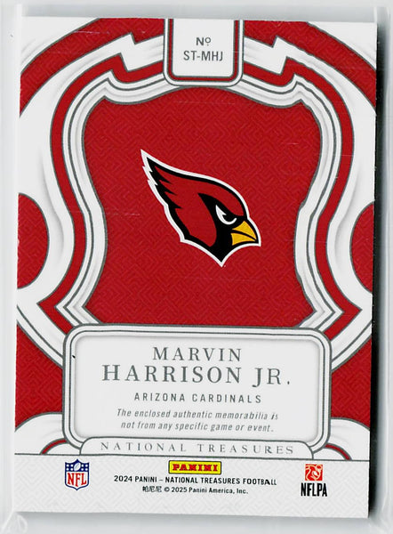 Marvin Harrison Jr - 2024 Panini NT Collegiate #ST-MHJ Sunday Treasures #/10