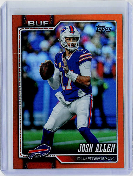 Josh Allen - 2026 Topps Flagship Orange #22 #/25