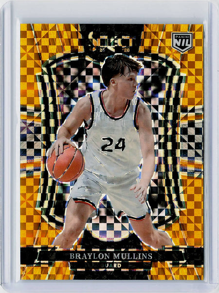 Braylon Mullins - 2025-26 Select Basketball Gold /10