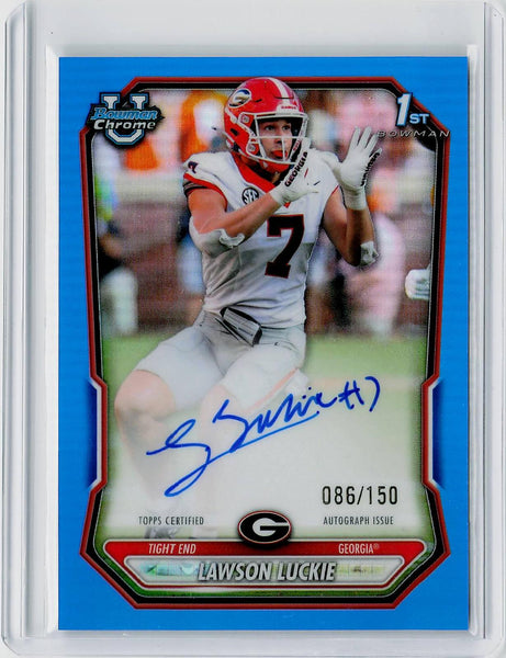 Lawson Luckie - 2026 Bowman #BCPA-LL Chrome Prospect Auto Blue Refractor #/150