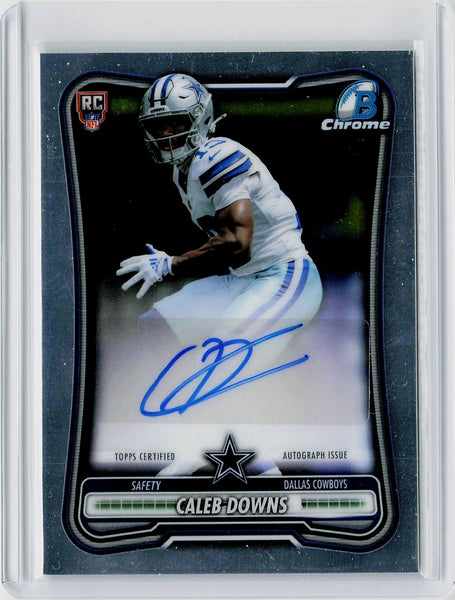 Caleb Downs - 2026 Bowman #BCRA-CDO Chrome Rookie Autographs