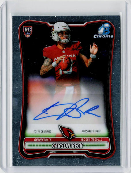 Carson Beck - 2026 Bowman #BCRA-CB Chrome Rookie Autographs