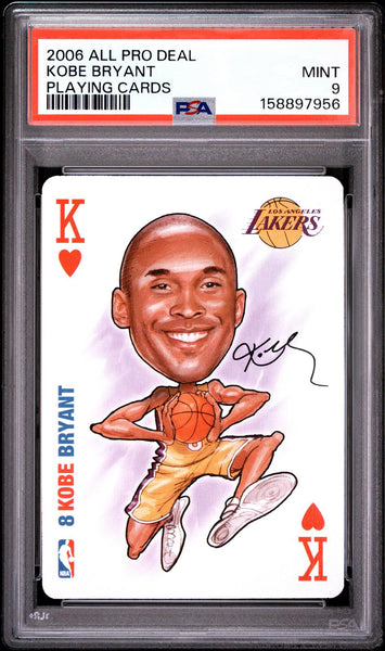 Kobe Bryant - 2006 All Pro Deal Playing Cards Playing Cards # PSA 9