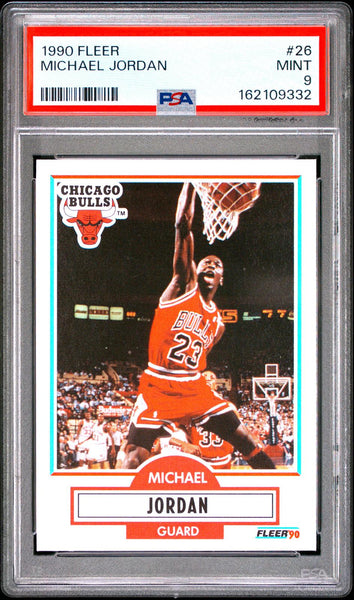 Michael Jordan - 1990 Fleer #26 PSA 9