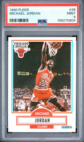 Michael Jordan - 1990 Fleer #26 PSA 9